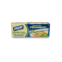 Stor-All Solutions 1 qt Clear Freezer Bag 18 pk