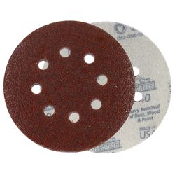 Ace 5 in. Aluminum Oxide Hook and Loop Sanding Disc 40 Grit Coarse 50 pk