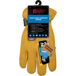 Kinco Men's Outdoor Driver Work Gloves Gold S 1 pair