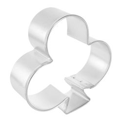 R&M International Corp 3 in. W X 3 in. L Club Cookie Cutter Silver 1 pc