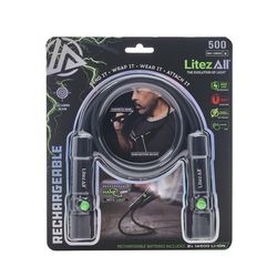 LitezAll Black LED Rechargeable Neck Light