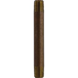 Anderson Metals 1/8 in. MPT in. X 1/8 in. D MPT Red Brass Nipple 1-1/2 in. L