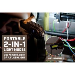 Spec Ops 150 lm Black LED Rechargeable Rechargeable Flashlight