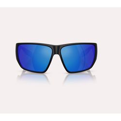 Native Sightcaster II Sunglasses Men's Mt Black Frame Blue Reflex Pol Lens Polarized