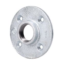 STZ Industries 1 in. FIP each Galvanized Malleable Iron Floor Flange