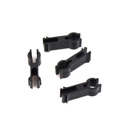 Dial Black Plastic Tube Retainer Clip