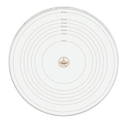 Mrs. Anderson's 16.5 in. D Silicone Rolling Mat White