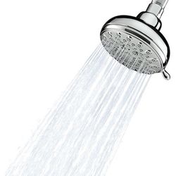 Moen Banbury Chrome ABS 5 settings Wallmount Showerhead 1.75 gpm