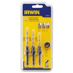 IRWIN #6, #8 and #10 X 6 in. L High Speed Steel Wood Countersink Set 4 pc