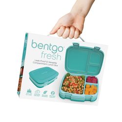 Bentgo fresh 39.8 oz Aqua Clip It Lunch Cube 1 pk