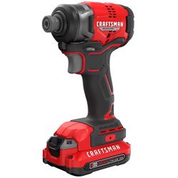 Craftsman V20 1/4 in. Cordless Brushless Impact Driver Kit (Battery &amp; Charger)