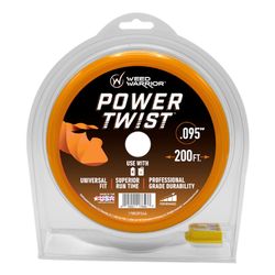 Weed Warrior Professional Grade .095 in. D X 200 ft. L Trimmer Line