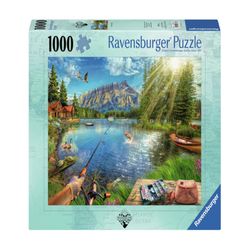 Ravensburger Life at the Lake Puzzle Multicolored 1000 pc
