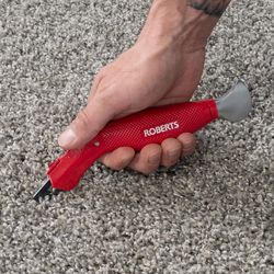 Roberts 12.5 in. H X 5.25 in. W X 1 in. L Aluminum Cut and Jam Carpet Knife 1 pc