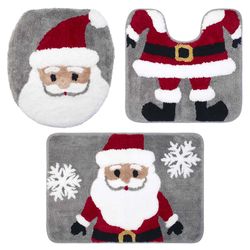 Avanti Linens Multicolored Polyester 3-Piece Bath Rug Set