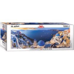 Eurographics Santorini, Greece Jigsaw Puzzles Multicolored 1000 pc