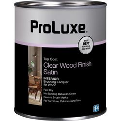 ProLuxe Satin Clear Oil-Based Alkyd Brushing Lacquer 1 qt