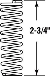 Prime-Line 2-3/4 in. L X 13/32 in. D Compression Spring 2 pk