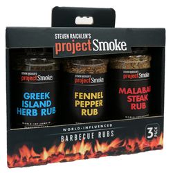 Steven Raichlen Project Smoke Assorted BBQ Rub Set 6.5 oz