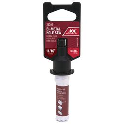 Ace 11/16 in. Bi-Metal 1-5/8 in. L Variable Pitch Hole Saw Arbor Included