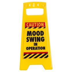 Scobie Boxer Gifts Mood Swing In Operation Desk Sign 1 pk