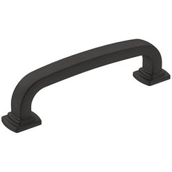 Amerock Transitional Arch Cabinet Pull 3-3/4 in. Matte Black Black 1 pk