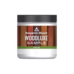 Benjamin Moore Woodluxe Solid Tintable Flat Base 1 Penetrating Waterborne Deck and Siding Stain 8 oz
