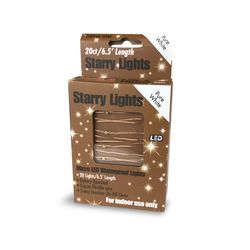 Holiday Bright Lights LED Micro Dot/Fairy Pure White 20 ct Novelty Christmas Lights