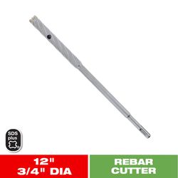 Diablo 3/4 in. X 12 in. L Carbide Rebar Cutter SDS-Plus Shank 1 pk