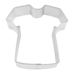 R&M International Corp 4 in. L Tee Shirt Cookie Cutter Silver 1 pc