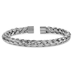 Montana Silversmiths Men's Simple Braided Cuff Bracelet