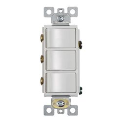 Broan-NuTone 15 amps Rocker Rocker Switch White 1 pk