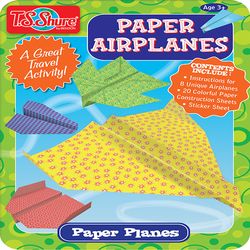 T.S. Shure Paper Airplanes Activity Tin Multicolor 21 pc