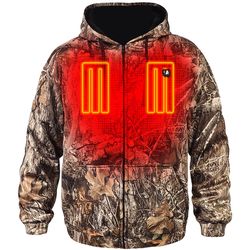 ActionHeat L Unisex Heated Hoodie with Charger/Power Source Only Camouflage