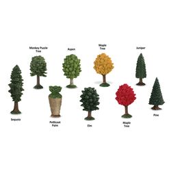 Safari Ltd. Toobs Trees Toy 9 pc