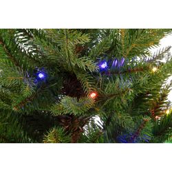 Celebrations 3 ft. Full LED 50 ct Fraser Fir Potted Color Changing Porch Bush