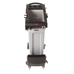 Rubbermaid Slim Jim 23 gal Black Resin Garbage Can Caddy