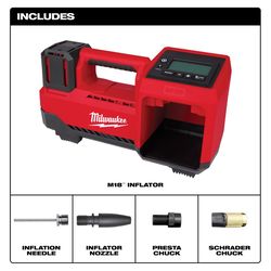 Milwaukee M18 18 V 150 psi Tire Inflator