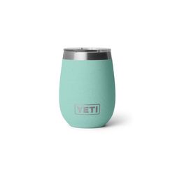 YETI Rambler 10 oz Sea Stone BPA Free Ceramic Lined Wine Tumbler with MagSlider Lid