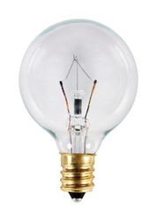 Westinghouse 20 W E12 Globe Incandescent Bulb E12 (Candelabra) White 2 pk
