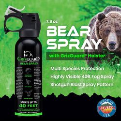 Griz Guard Black Aluminum Bear Spray
