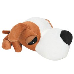 Digger's FatHedz For Dog Multicolored Plush Beagle Dog Toy Extra Small 1 pk