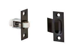 Ives 0.9 in. H X 1.8 in. W X 2.2 in. D Oil Rubbed Bronze Brass Roller Catch