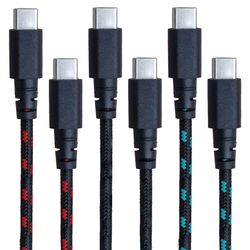 Fusebox Type C to Type C Cable 4 ft. Assorted