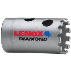LENOX Diamond 1-1/8 in. Diamond Grit 1.5 in. L Hole Saw