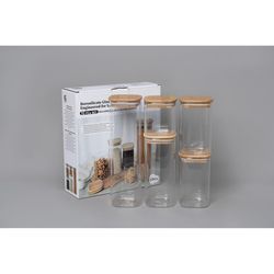 Genicook Clear Canister Set 1 pk