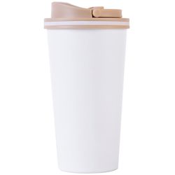 Mad Man 16 oz White BPA Free Travel Mug