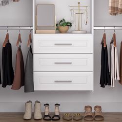 Easy Track Deluxe 8 in. H X 14 in. W X 24 in. L Wood Laminate Drawer