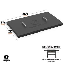 Blackstone  Black  Griddle Cover  36 in. W x 22 in. D x 3 in. H