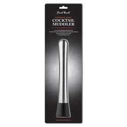 Final Touch Black/Silver Plastic/Stainless Steel Muddler
